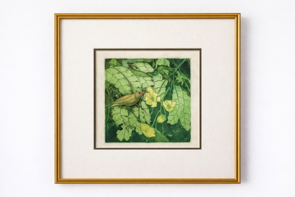 Bird Among the Leaves