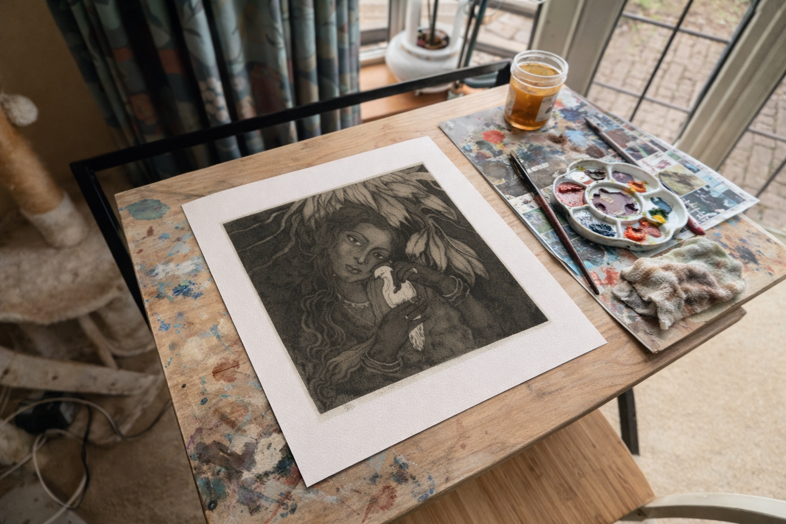 Keeper of the White Bird Print